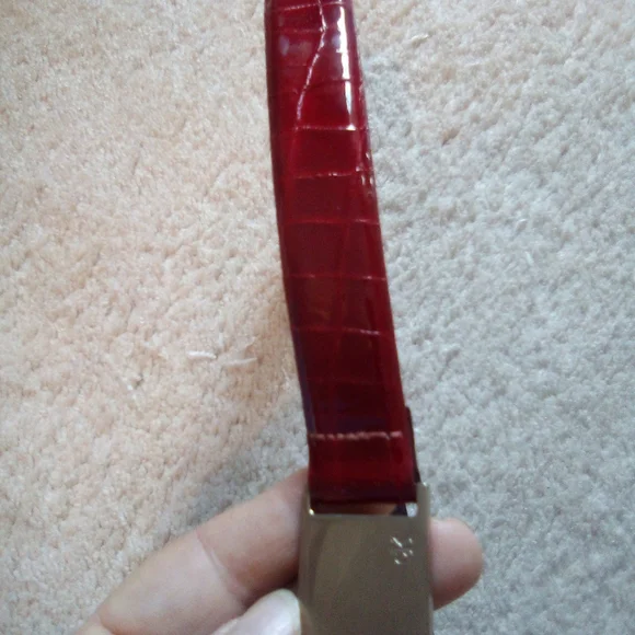 Calvin Klein Italianalligator calfskin belt